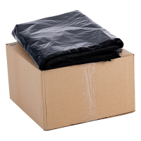 Knapzak Palletboxzakken Ongeperforeerd | Zonder sluitlint | LDPE Ondoorzichtig Regeneraat | Zwart | 50 Micron | 670 liter (50 zakken) SKA00060