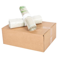 Knapzak Vuilniszakken Bedrukt | LDPE Semi-transparant Regeneraat | 35 Micron | 200 L (120 stuks) SKA00019