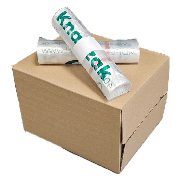 Knapzak Vuilniszakken Bedrukt | MDPE Transparant | 23 Micron | 400 L (84 stuks) SKA00029 - 1