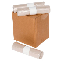 Knapzak Vuilniszakken Extra Sterk Onbedrukt | LDPE Semi-transparant Regeneraat | 50 Micron | 300 L (84 stuks) SKA00025