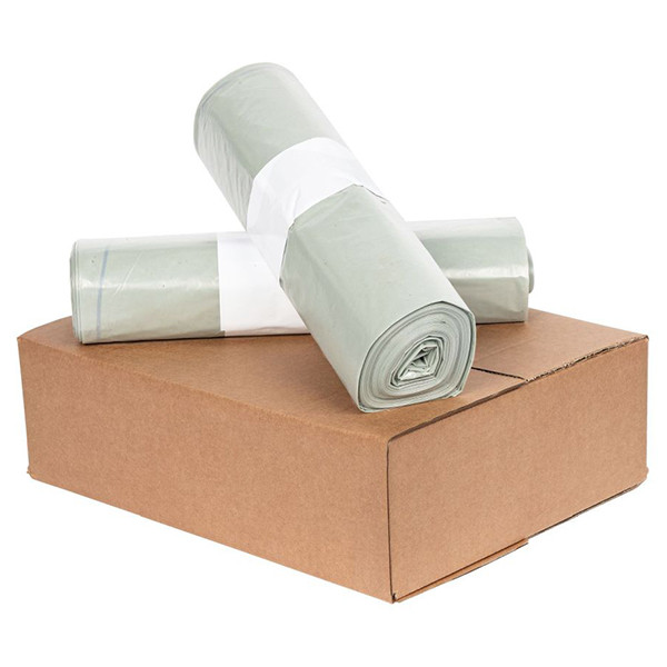 Knapzak Vuilniszakken Onbedrukt | LDPE Translucent Regeneraat | 25 Micron | 400 L (84 stuks) SKA00030 - 1