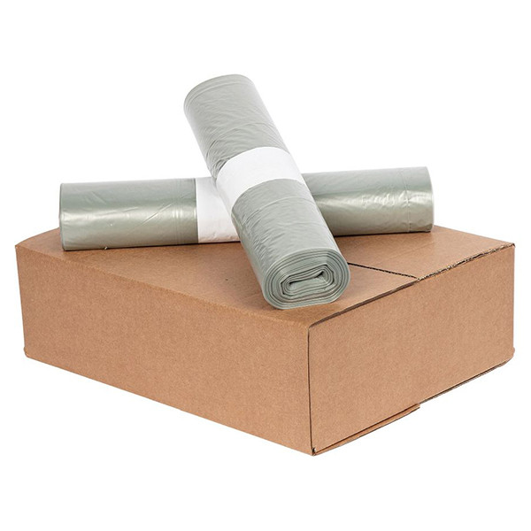 Knapzak Vuilniszakken Onbedrukt | LDPE Translucent Regeneraat | 35 Micron | 120 L (200 stuks) SKA00018 - 1