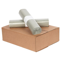 Knapzak Vuilniszakken Onbedrukt | LDPE Translucent Regeneraat | 35 Micron | 60 L (450 stuks) SKA00015
