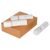 Knapzak Vuilniszakken Onbedrukt | MDPE Transparant | 23 Micron | 300 L (108 stuks) SKA00022