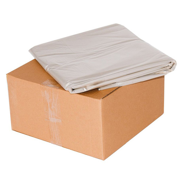 Knapzak Vuilniszakken Onbedrukt Zonder Lint | LDPE Translucent Regeneraat | 60 Micron | 2500 L  (20 stuks) SKA00048 - 1