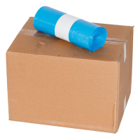 Knapzak Vuilniszakken Restafval Blauw Onbedrukt Zonder Lint | LDPE Ondoorzichtig Regeneraat | 35 Micron | 120 L (250 stuks) SKA00050