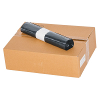 Knapzak Vuilniszakken Restafval Grijs Onbedrukt Zonder Lint | LDPE Ondoorzichtig Regeneraat | 40 Micron | 60 L (200 stuks) SKA00049