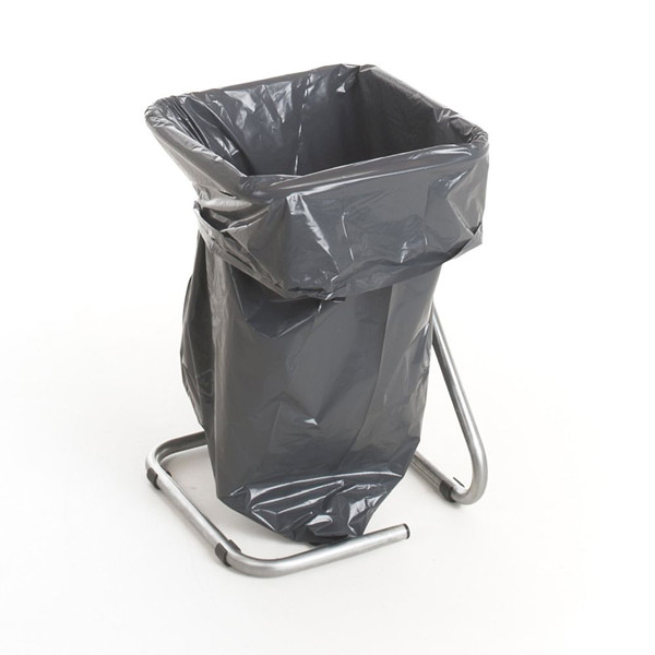 Knapzak Vuilniszakken Restafval Zwart Onbedrukt Zonder Lint | LDPE Ondoorzichtig Regeneraat | 38 Micron | 120 L (250 stuks) SKA00051 - 2