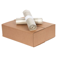 Knapzak Vuilniszakken Trekband Onbedrukt | LDPE Translucent Regeneraat | 40 Micron | 60 L (300 stuks) SKA00014