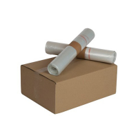 Knapzakken 400 liter | LDPE regeneraat | 84 stuks | Transparant | 123schoon  SDR00388