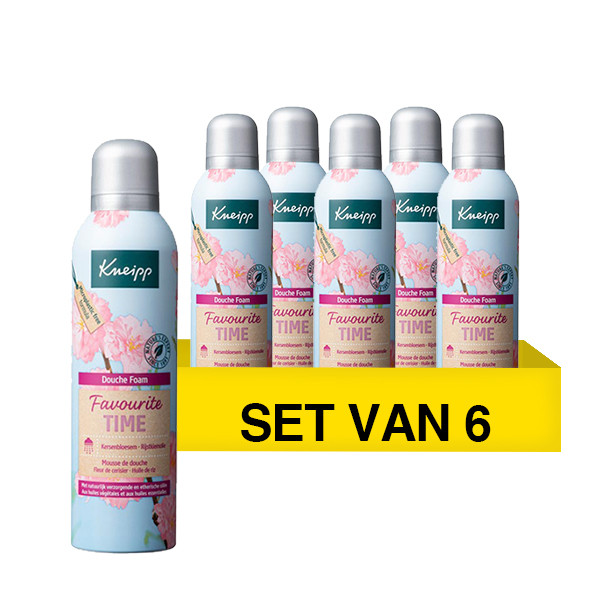 Aanbieding: Kneipp Favourite Time Douche Foam (6 stuks - 200 ml) SKN00167 - 1