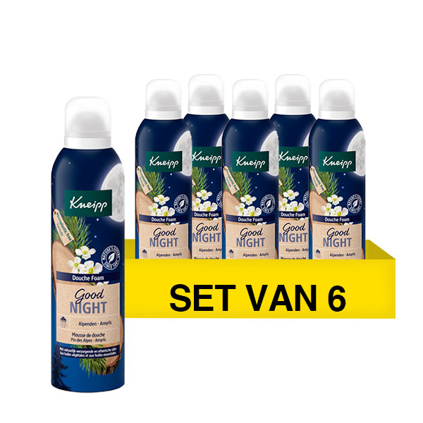 Aanbieding: Kneipp Good Night Douche Foam (6 stuks - 200 ml) SKN00171 - 1