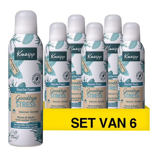 Aanbieding: Kneipp Goodbye Stress Douche Foam (6 stuks - 200 ml) SKN00173 - 1