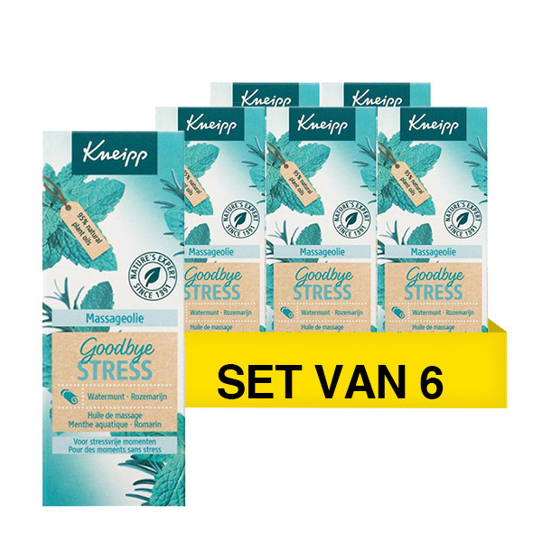 Aanbieding: Kneipp Goodbye Stress Massageolie (6 stuks - 100 ml) SKN00223 - 1