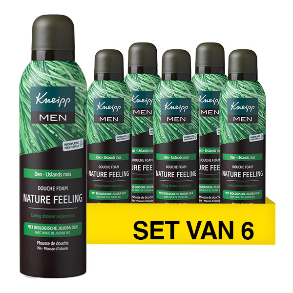 Aanbieding: Kneipp Man Doucheschuim Nature Feeling (6 stuks à 200 ml) SKN00433 - 1