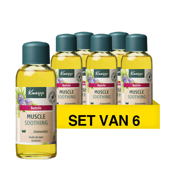 Kneipp Aanbieding: Kneipp Muscle Soothing Badolie (6 stuks - 100 ml)  SKN00247 - 1