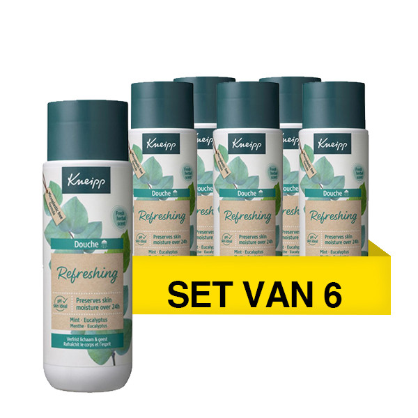 Kneipp Aanbieding: Kneipp Refreshing Douchegel Recycled Bottle (6 stuks - 200 ml)  SKN00325 - 1