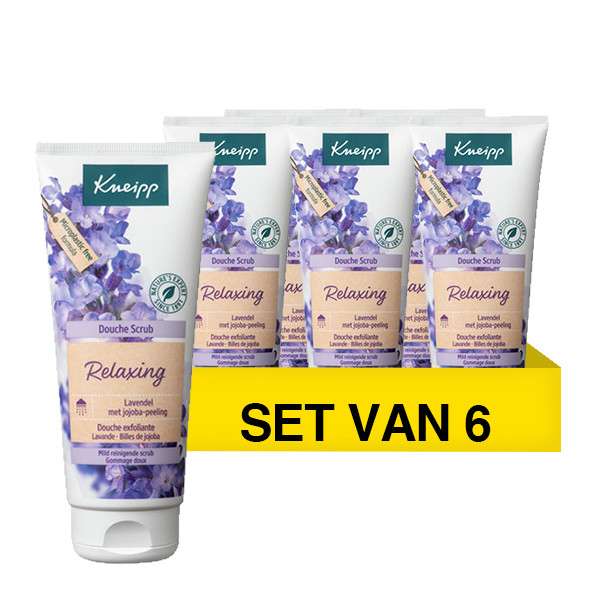 Kneipp Aanbieding: Kneipp Relaxing Douche Scrub (6 stuks - 200 ml)  SKN00287 - 1