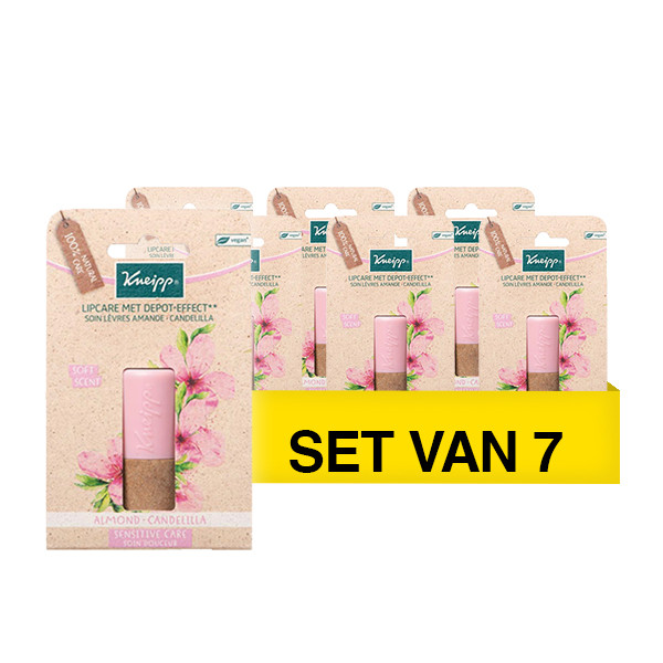 Kneipp Aanbieding: Kneipp Sensitive Care Lippenbalsem (7 stuks - 4,7g)  SKN00215 - 1