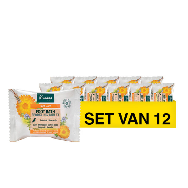 Kneipp Aanbieding: Kneipp Voetbadbruistablet Calendula (12 stuks - 80 g)  SKN00279 - 1