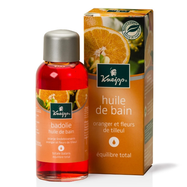 Kneipp badolie Totale Balans | oranje lindebloesem (100 ml)  SKN00007 - 1