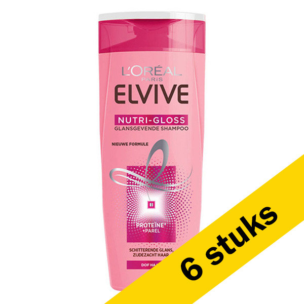 LOreal Aanbieding: 6x L'Oreal Elvive Nutri Gloss shampoo (250 ml)  SLO00175 - 1
