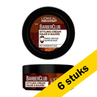 LOreal Aanbieding: 6x L'Oreal Men Expert Barber Club Styling Creme (75 ml)  SLO00209