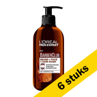 LOreal Aanbieding: 6x L'Oreal Men Expert Barber Club Wash Beard/Face (200 ml)  SLO00210