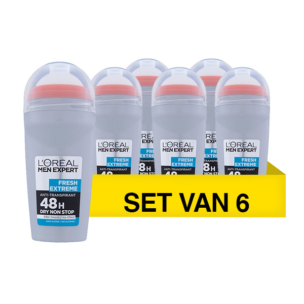 Aanbieding: 6x L'Oreal Men Expert Fresh Extreme deoroller (50 ml) SLO00193 - 1