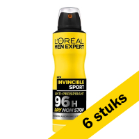 LOreal Aanbieding: 6x L'Oreal Men Expert Invincible Sport spray (150 ml)  SLO00206