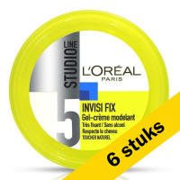 LOreal Aanbieding: 6x L'Oreal Studio Line Invisi Fix creme-gel (150 ml)  SLO00158