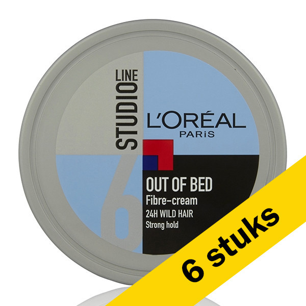 LOreal Aanbieding: 6x L'Oreal Studio Line Out of Bed fibre-cream (150 ml)  SLO00155 - 1