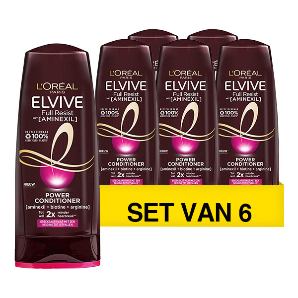 LOreal Aanbieding: L'Oreal Elvive Full Resist Conditioner (6 flessen - 200 ml)  SLO00227 - 1