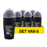 LOreal Aanbieding: L'Oreal Men Expert Deo roller Carbon Protect (6 stuks - 50 ml)  SLO00191