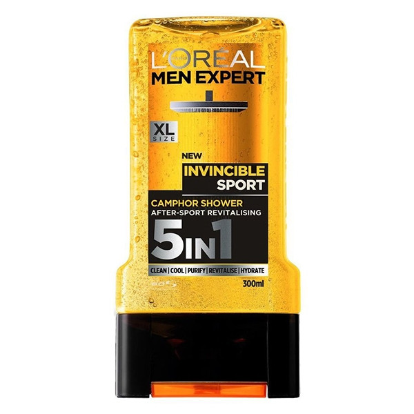 L'Oreal Men Expert 5 In 1 Douchegel Invincible Sport (300 ml) SLO00103 - 1
