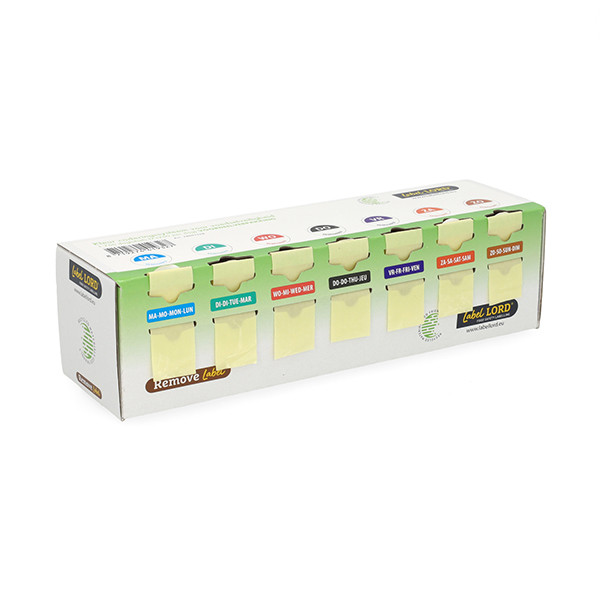 Labellord Remove Mini Voedseletiketten Dispenser Removable | Zonder weg op label (1750 stuks) SLA00029 - 1