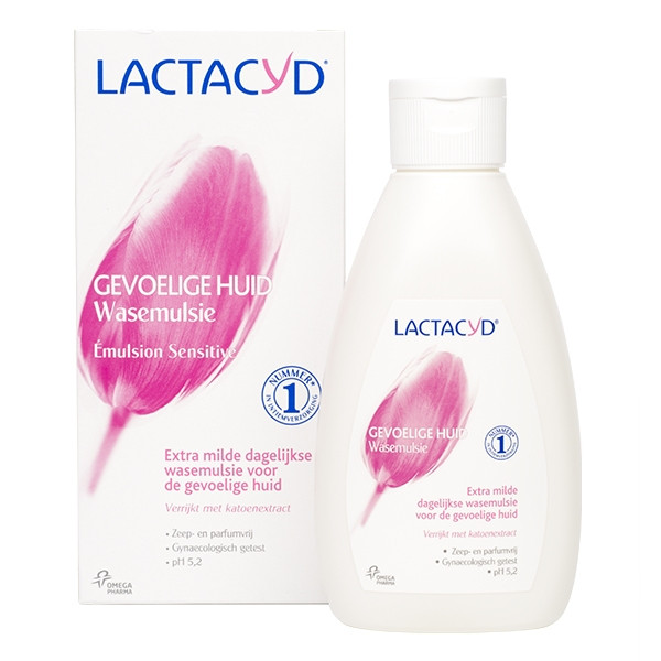 Lactacyd Wasemulsie Gevoelige Huid (200 ml)  SLA00010 - 1