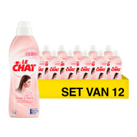 Aanbieding: Le Chat Wasverzachter Pure & Soft 880 ml (12 flessen - 480 wasbeurten) SSC01218