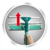 Leifheit Classic 3-in-1 Raamwisser | Telescoopsteel (135 cm) SLE00234 - 3