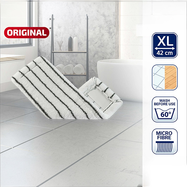 Leifheit Classic Microvezel Vloerdoek XL | Vervangingsdoek  (42 cm) SLE00204 - 1