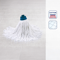 Leifheit Classic Mop | Reservekop | Katoen (8,5 x 8,5 x 31 cm) SLE00020