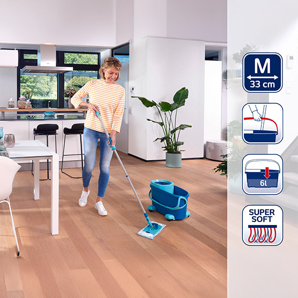 Leifheit Clean Twist Vloerwisser M Ergo Mobile Dweilset (33 cm) SLE00187 - 1
