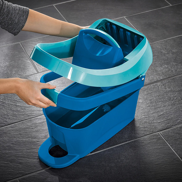 Leifheit emmer met Profi pers en wielen (8 liter) SLE00034 - 1