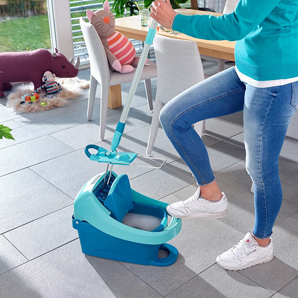Leifheit emmer met Profi pers en wielen (8 liter) SLE00034 - 5