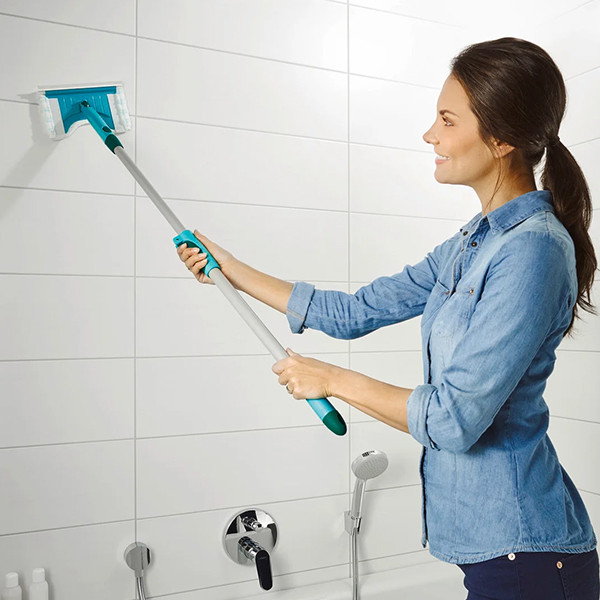 Leifheit flexipad tegelwisser (20 cm) met telescoopsteel (65 - 110 cm) click system SLE00218 - 6