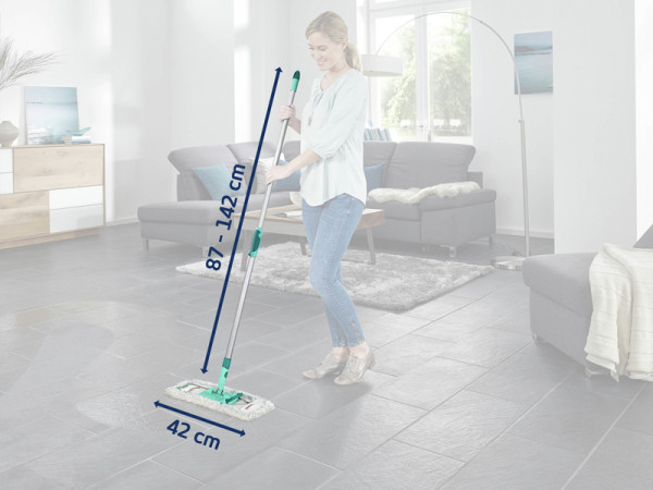 Leifheit profi XL vloerwisser met telescoopsteel (140 cm) wisser (42 cm)  SLE00131 - 2