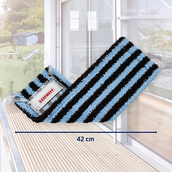 Leifheit profi vervangingsdoek vloerwisser XL - 42 cm gevouwen outdoor SLE00186 - 3