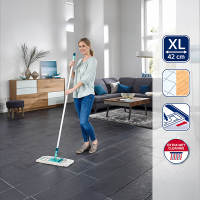Leifheit profi vloerwisser XL - 42 cm met aluminiumsteel (140 cm) micro duo SLE00183