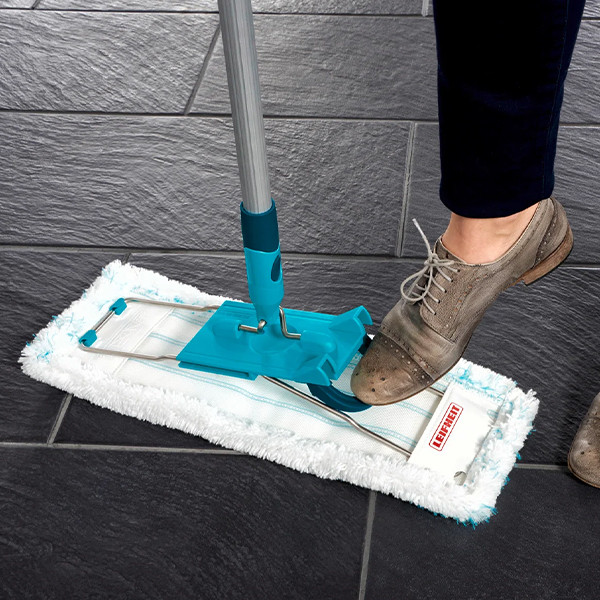 Leifheit profi vloerwisser XL - 42 cm met aluminiumsteel (140 cm) micro duo SLE00183 - 4