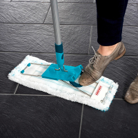 Leifheit profi vloerwisser XL - 42 cm met telescoopsteel (80-140 cm) micro duo SLE00185